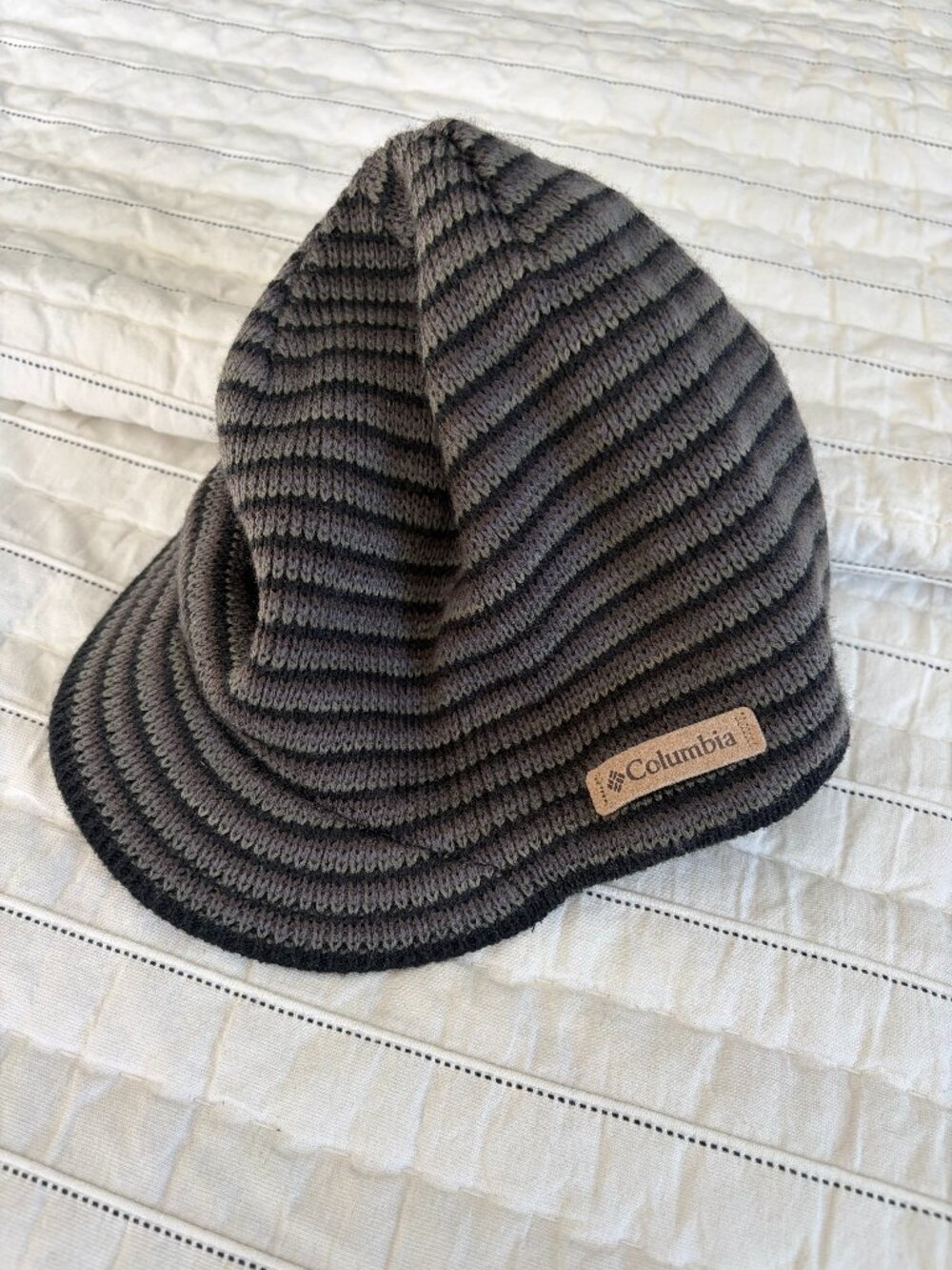 Beanie with brim, fleece-lined unisex Columbia sportswear